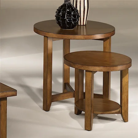 Round Step End Tables